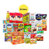 Cesta Básica De Alimentos De Qualidade Completa 25 Itens