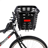 Cesta Cestinha Grande Bicicleta Engate Rápido Kalf Leva 10kg Cor Preto