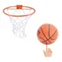 Cesta De Basquete Reforçada + Bola Rede Profissional