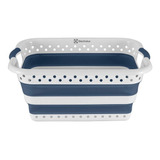 Cesto Azul Retratil Dobravel