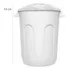 Cesto Fechado C/ Tampa 30 Litros Eco Nature Lixeira Lixo