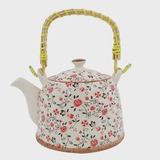 Chaleira Bule Porcelana Oriental