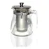 Chaleira De Vidro E Inox Com Difusor Tampa 600 Ml