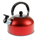 Chaleiras Em Inox Diversas Cores Com Apito 2l 21cm X 18cm Cor Vermelho Personagem Vermelha