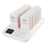 Chamador De Clientes Wireless 16 Pagers Sem Filas Sistema