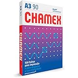 Chamex 03071740178 Papel Branca, A3-297 420mm, Pacote Com 500 Folhas