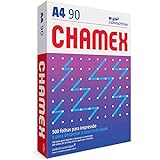 Chamex Papel A4, 210 X 297 Mm, 90g, Pacote 500 Folhas, Branco Sulfite