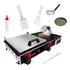 Chapa Industrial A Gás Profissional 30x60   Kit Lanches