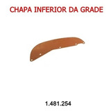 Chapa Inferior Da Grade Do Mf 65x