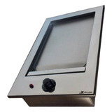 Chapa Lanche Gourmet Jx Metais Embutir Gás 40 X 50 Inox