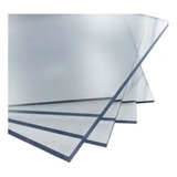 Chapa Placa De Policarbonato Compacto Cristal 50x50cm X 10mm
