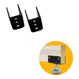 Chapa U 18mm Para Sapata Rosca 1 4 Preta 20 Unidades