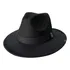 Chapéu Aveludado Elegante Estilo Fedora Aba Larga Promoção
