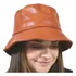 Chapéu Bucket Balde Em Couro Forrado Lindo Caimento Ajuste