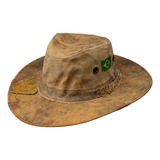 Chapeu Country Lona Envelhecida