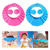 Chapéu De Banho Bebê Protetor Olhos Ouvidos Viseira Criança