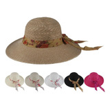 Chapéu De Palha Feminino Ao Ar Livre Praia Pinscina Verão