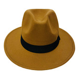 Chapeu Fedora Bege Panama