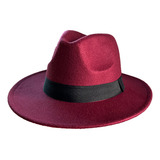 Chapeu Fedora Feltro Unisex