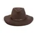 Chapéu Fedora Gusttavo Café Estilo Country Aba 9cm Unissex