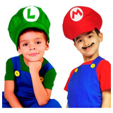 Chapeu Mario Bros Quepe Boina Infantil Fofinha E Confortável Cor Vermelho