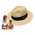 Chapéu Moda Panamá Personalizado Fedora  Praia Varias Cores 