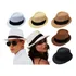 Chapéu Panama Aba Curta Malandro Gangster Fedora