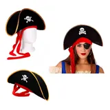 Chapeu Pirata Aveludado Fantasia