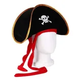 Chapeu Pirata Aveludado Festa
