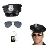 Chapeu Policial Oculos 