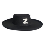 Chapeu Zorro Luxo Preto