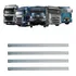Chapinha Aço Aparabarro Caminhão Universal 60cm Kit 4 Peças