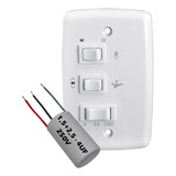 Chave Capacitiva 3 Velocidades Com Capacitor 1,5+2,5uf 220v