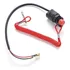 Chave Corta Corrente Cordão Motor De Popa Universal C/ Botão