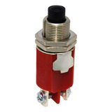 Chave Cs 390 Interruptor Botão 1a 1nf Vermelho Pushbutton Ma