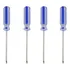 Chave De Fenda Tri-wing De 4 Peças Para Nintendo Wii, Gamec