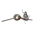 Chave De Seta Com Limpador Original Carto Fusca 77/81 Marrom