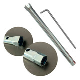 Chave De Vela Longa 300mm 16 21mm Universal Tubo Ignição
