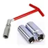 Chave De Vela T Com 2 Encaixes 16mm   21mm Articulada