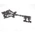 Chave Decorativa De Ferro Fundido 42 5 Cm Modelo Império Ch2