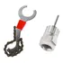 Chave Extrator Cassete E Centra  E Disco Central Lok C/ Guia