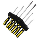 Chave Fenda  Philips Kit 6 Peças   Suporte Aço Western 676