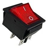 Chave Interruptor Liga Desliga Gangorra KCD4 201N Com Led Vermelho
