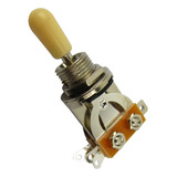 Chave Seletora 3 Posições Guitarra Lespaul Sg Knob Branco