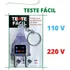 Chaveiro 110v 220v Test Identificador Tomada Voltagem 24h