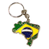 Chaveiro Bandeira Com Mapa
