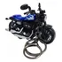 Chaveiro Motocicleta Harley Davidson Coleção Fricção Azul