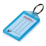 Chaveiro Organizador De Chaves Com Etiqueta 100 Und Azul