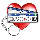 Chaveiro Placa Carro Namorados