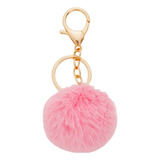 Chaveiro Pompom Brasil Rosa